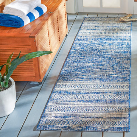 Safavieh Courtyard Cy8061 Navy/Grey Rug - Safavieh - cy8061 - 36821 - 3