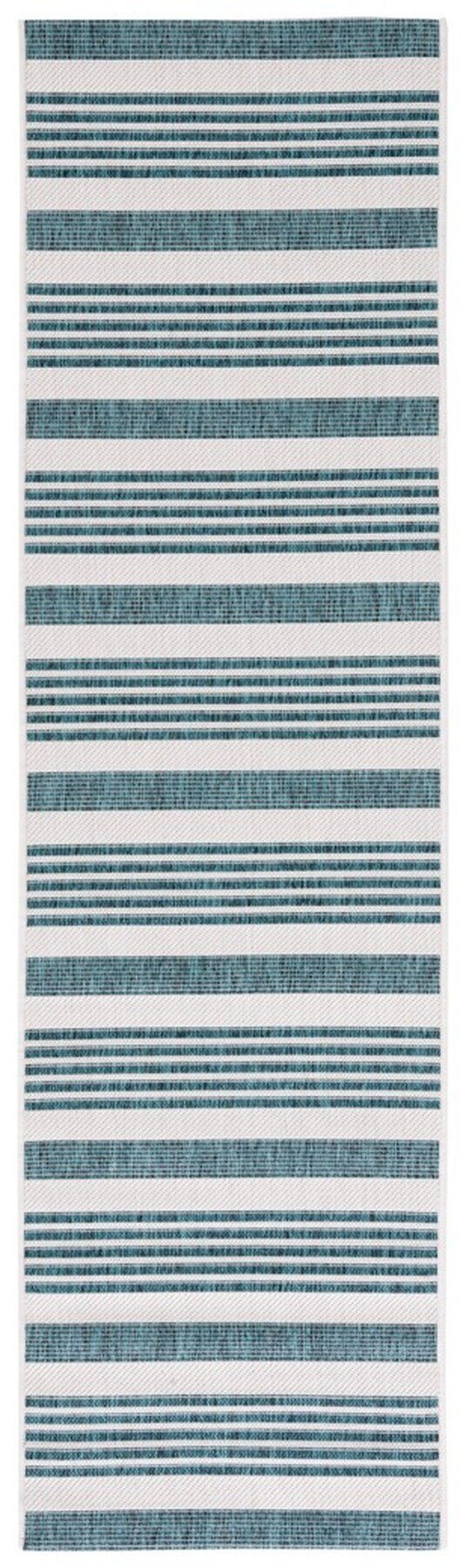 Safavieh Courtyard Cy8062 - 53512 Ivory/Teal Rugs - Safavieh - cy8062 - 53512 - 28