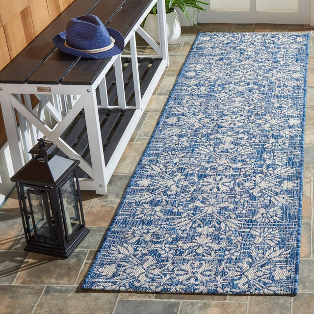 Safavieh Courtyard Cy8064 - 36821 Navy/Grey Rugs - Safavieh - cy8064 - 36821 - 7r