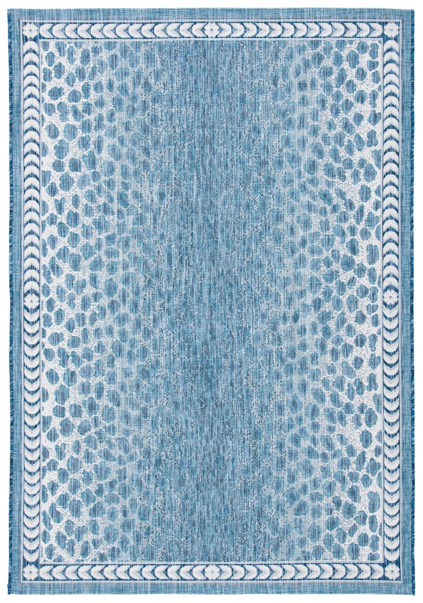 Safavieh Courtyard Cy8100 Blue/Ivory Rug - Safavieh - cy8100 - 53412 - 4