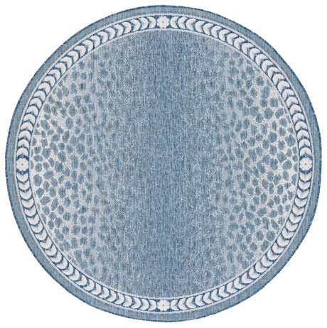 Safavieh Courtyard Cy8100 Blue/Ivory Rug - Safavieh - cy8100 - 53412 - 7r
