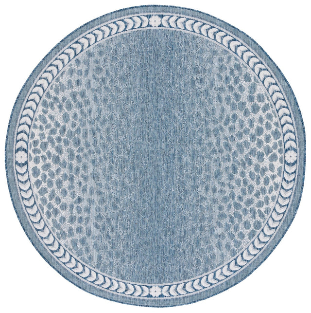 Safavieh Courtyard Cy8100 Blue/Ivory Rug - Safavieh - cy8100 - 53412 - 7r
