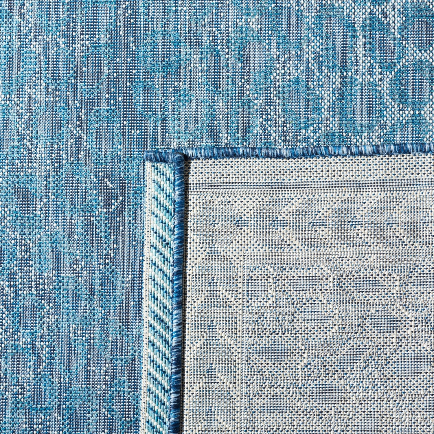 Safavieh Courtyard Cy8100 Blue/Ivory Rug - Safavieh - cy8100 - 53412 - 7r