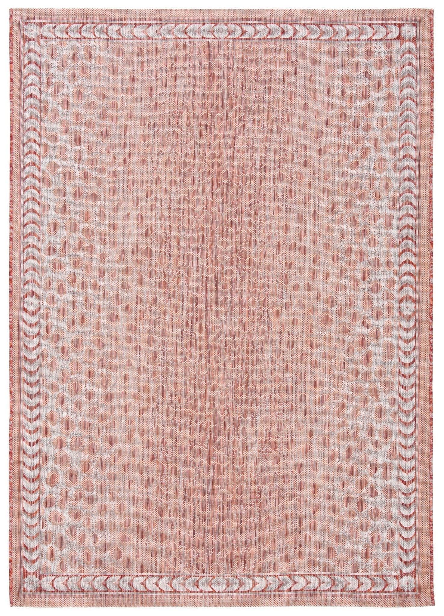 Safavieh Courtyard Cy8100 Rust/Beige Rug - Safavieh - cy8100 - 36512 - 2