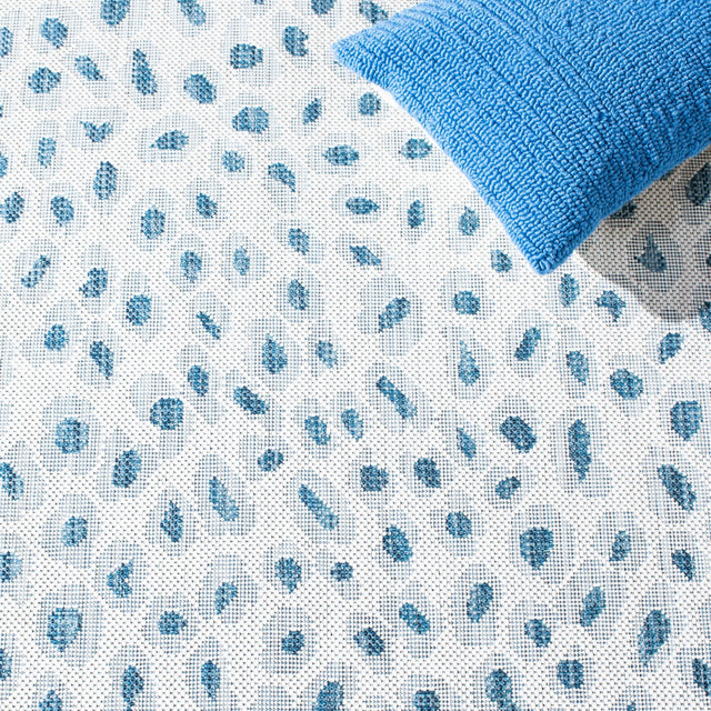 Safavieh Courtyard Cy8104 Ivory/Blue Rug - Safavieh - cy8104 - 53412 - 7r