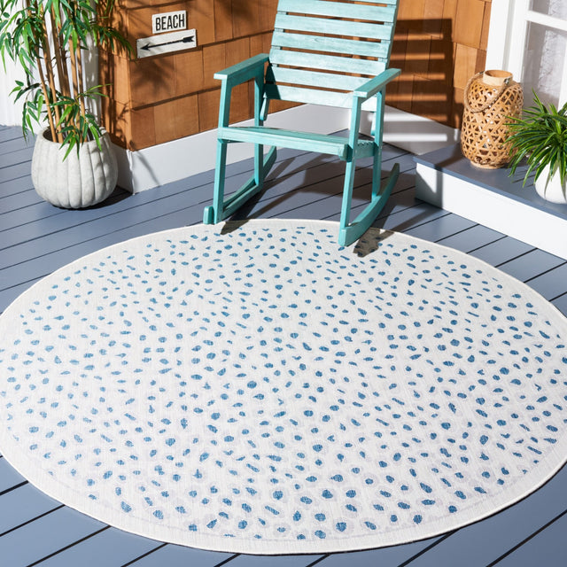 Safavieh Courtyard Cy8104 Ivory/Blue Rug - Safavieh - cy8104 - 53412 - 7r