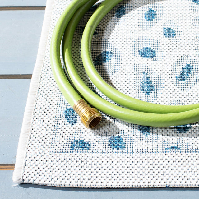 Safavieh Courtyard Cy8104 Ivory/Blue Rug - Safavieh - cy8104 - 53412 - 7r