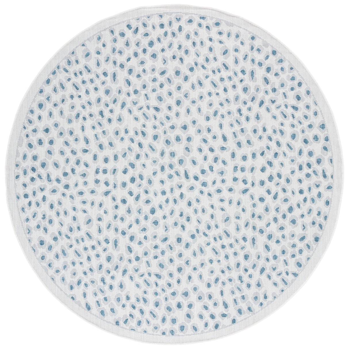 Safavieh Courtyard Cy8104 Ivory/Blue Rug - Safavieh - cy8104 - 53412 - 7r