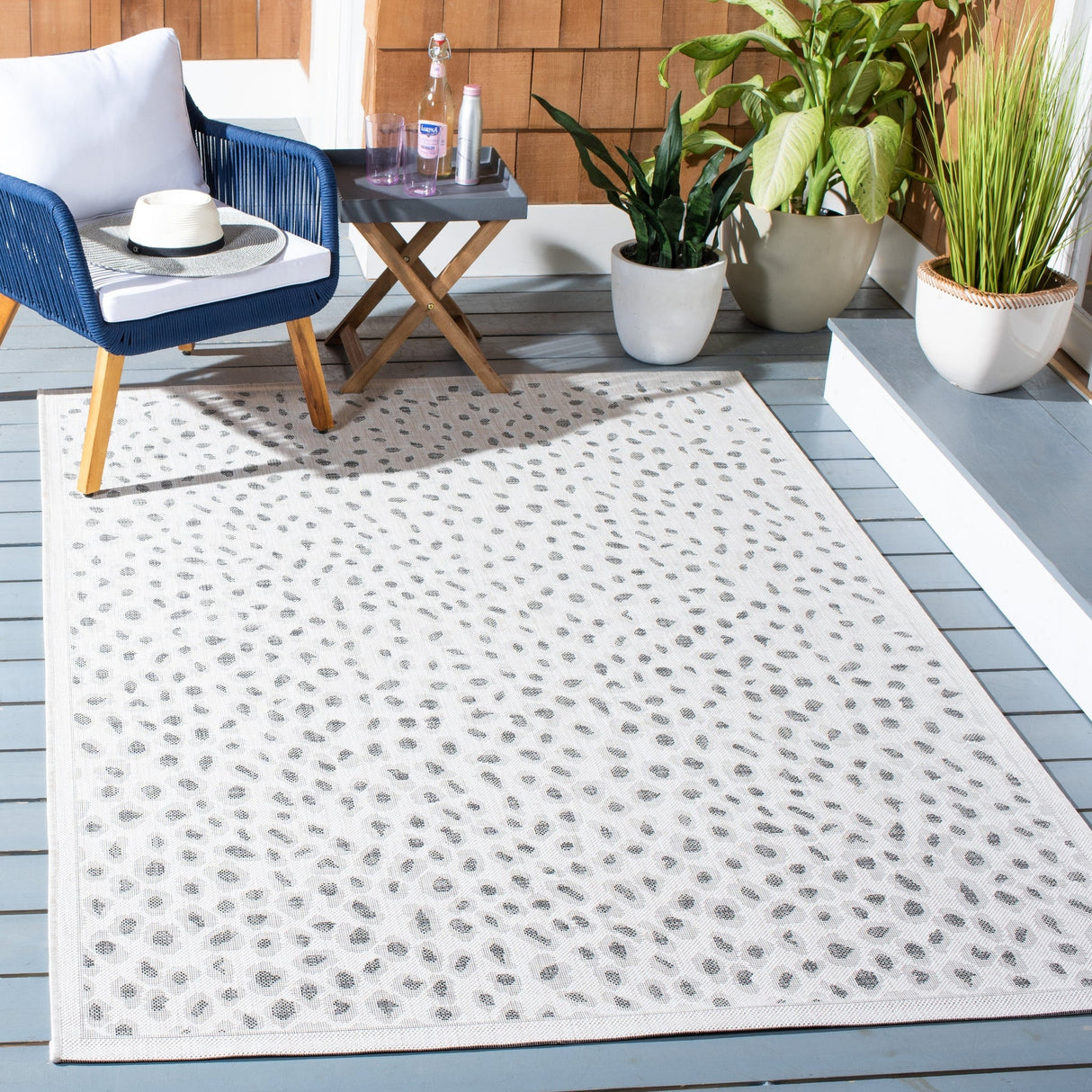 Safavieh Courtyard Cy8104 Ivory/Grey Rug - Safavieh - cy8104 - 53712 - 2
