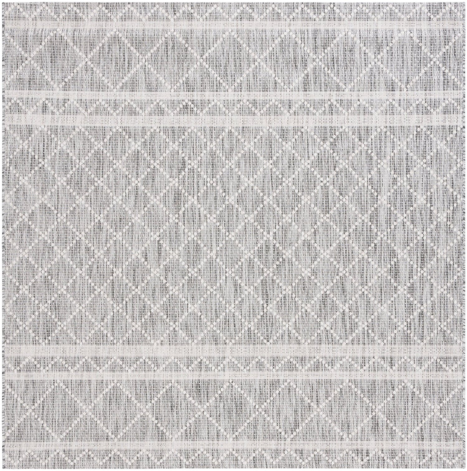 Safavieh Courtyard Cy8121 - 59021 Light Grey/Dark Grey Rug - Safavieh - cy8121 - 59021 - 7r