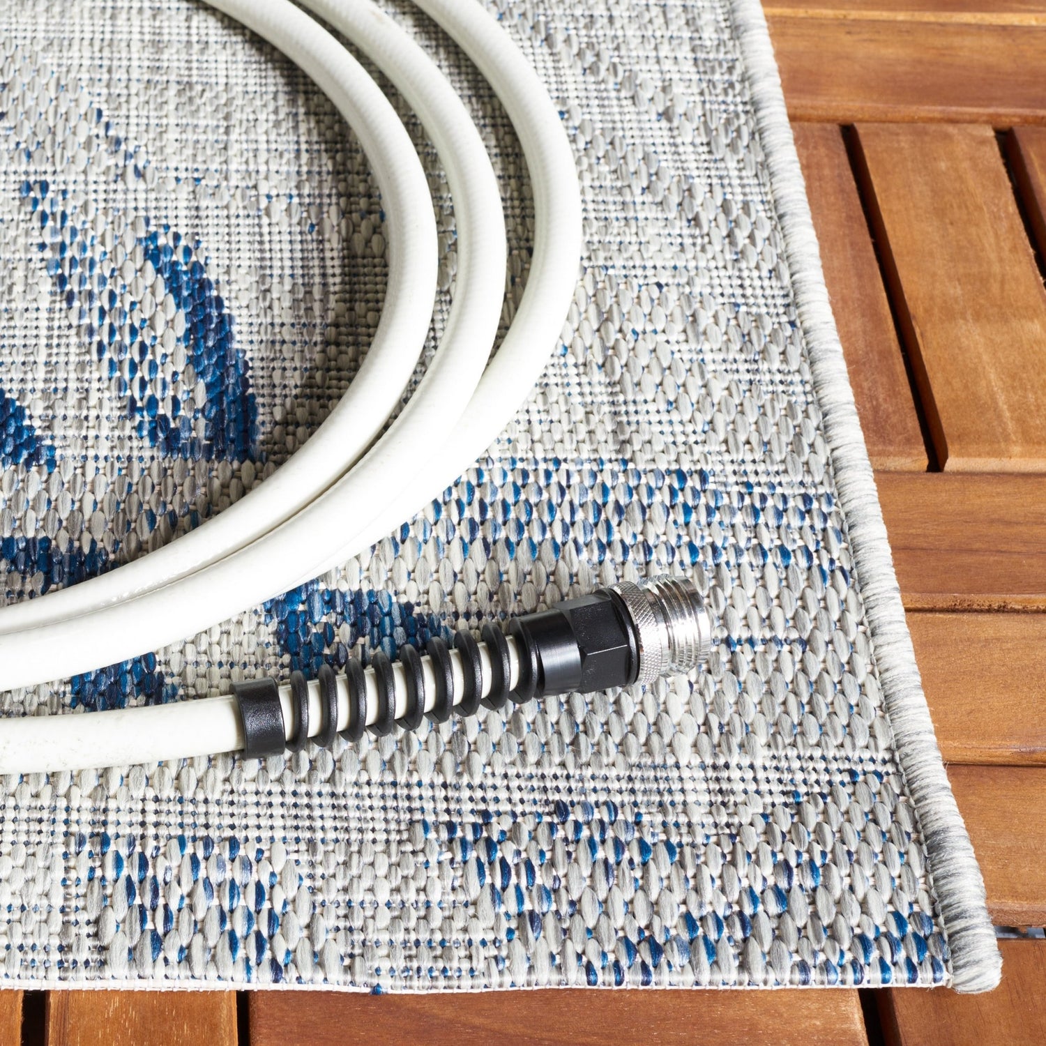 Safavieh Courtyard Cy8127 - 368 Grey/Navy Rug - Safavieh - cy8127 - 368 - 7r