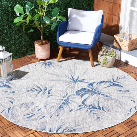 Safavieh Courtyard Cy8127 - 368 Grey/Navy Rug - Safavieh - cy8127 - 368 - 7r