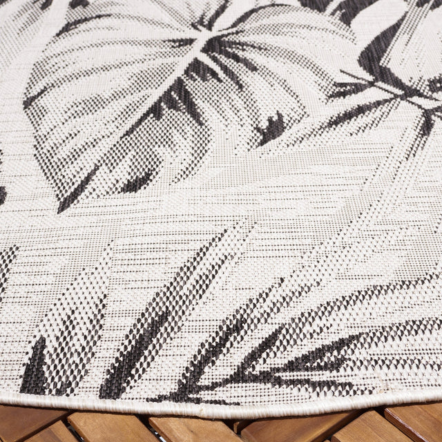 Safavieh Courtyard Cy8127 - 537 Ivory/Black Rug - Safavieh - cy8127 - 537 - 7r