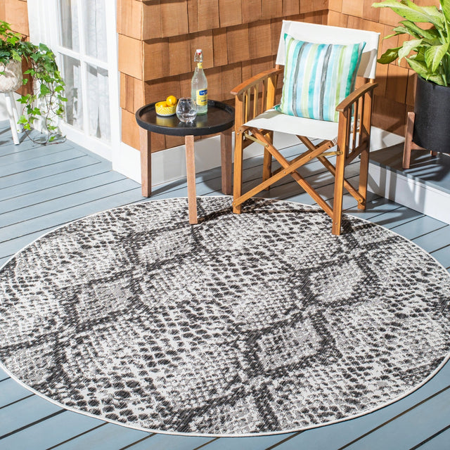 Safavieh Courtyard Cy8162 - 53712 Grey/Black Rugs - Safavieh - cy8162 - 53712 - 7r