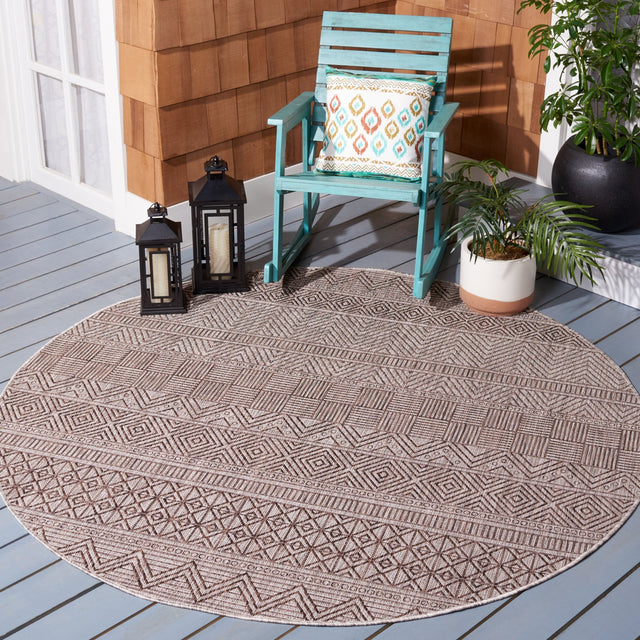 Safavieh Courtyard Cy8196 - 36312 Grey/Brown Rugs - Safavieh - cy8196 - 36312 - 7r