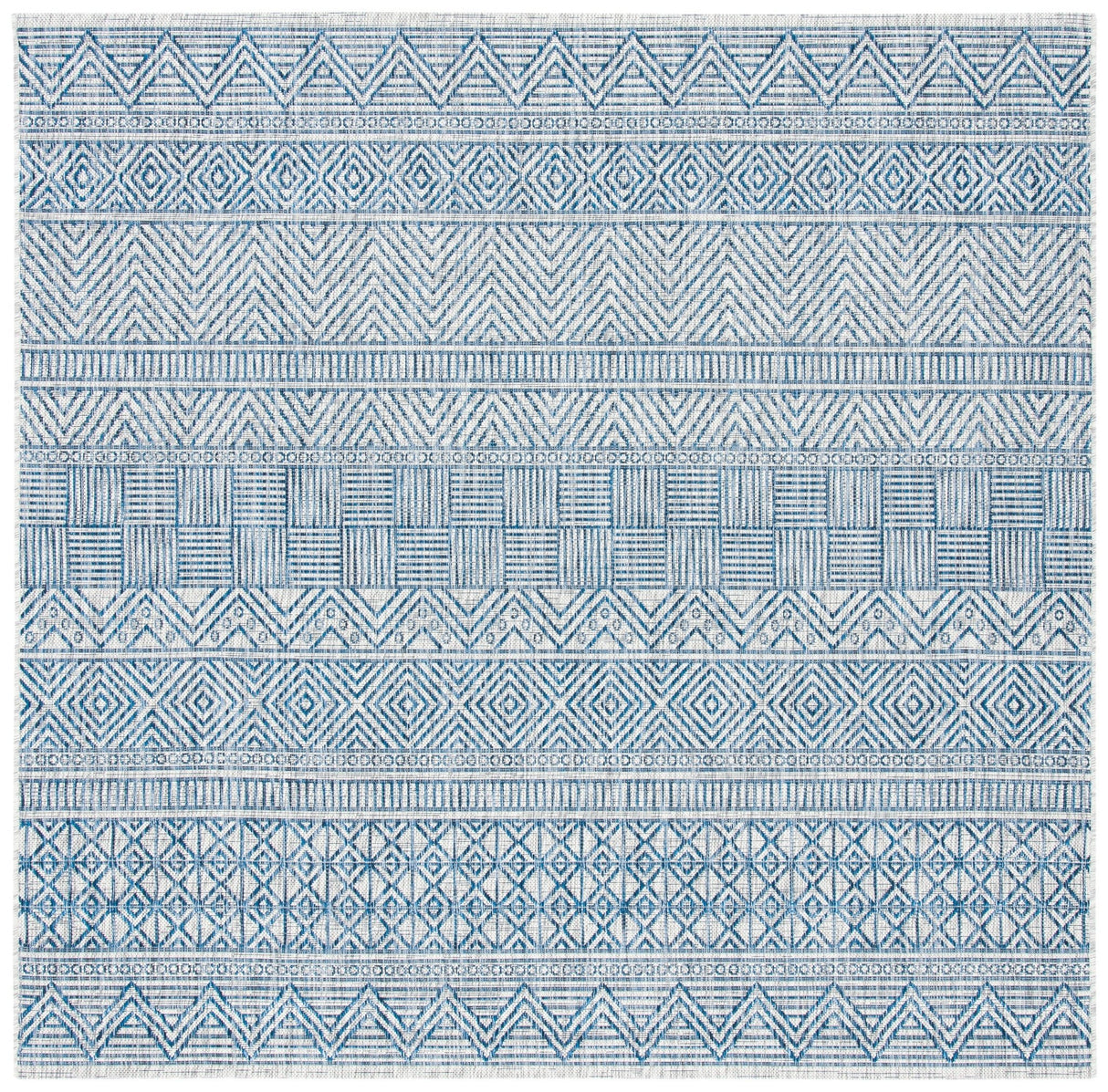 Safavieh Courtyard Cy8196 - 36812 Grey/Navy Rugs - Safavieh - cy8196 - 36812 - 4sq