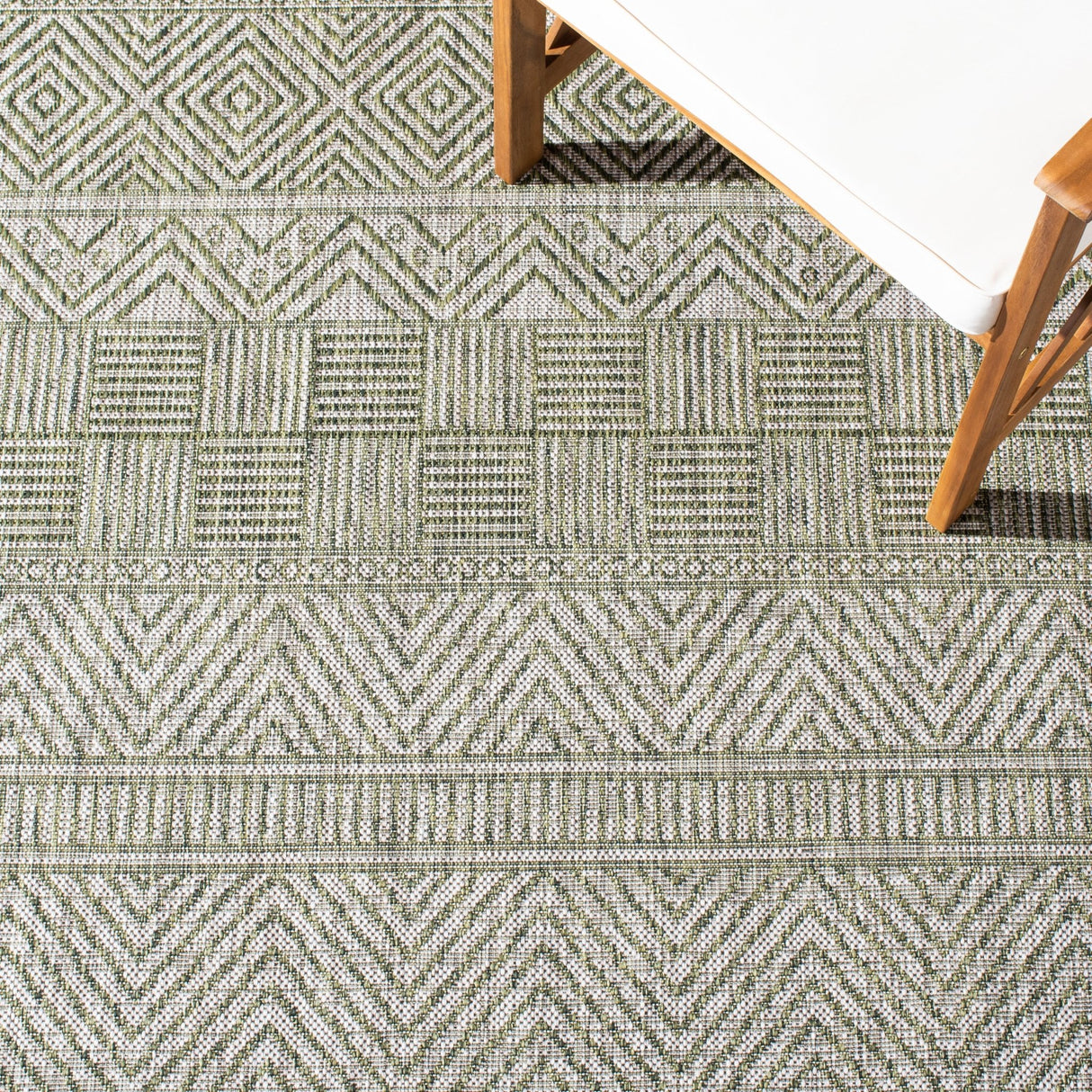 Safavieh Courtyard Cy8196 - 37912 Grey/Olive Green Rugs - Safavieh - cy8196 - 37912 - 2