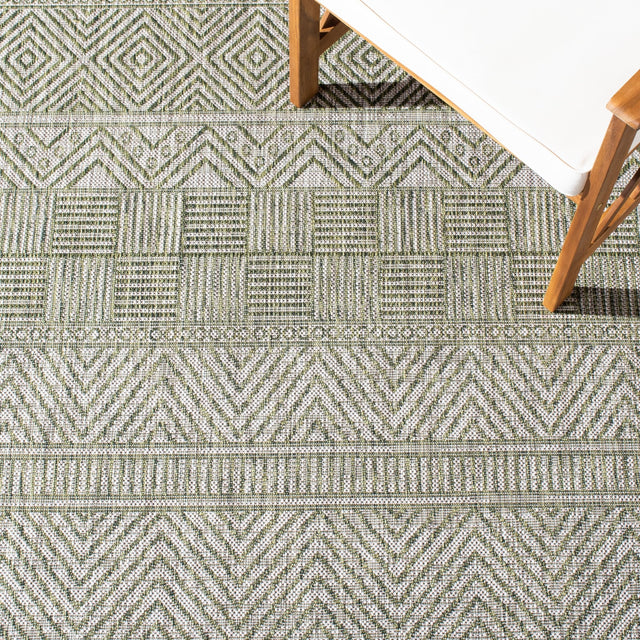 Safavieh Courtyard Cy8196 - 37912 Grey/Olive Green Rugs - Safavieh - cy8196 - 37912 - 2