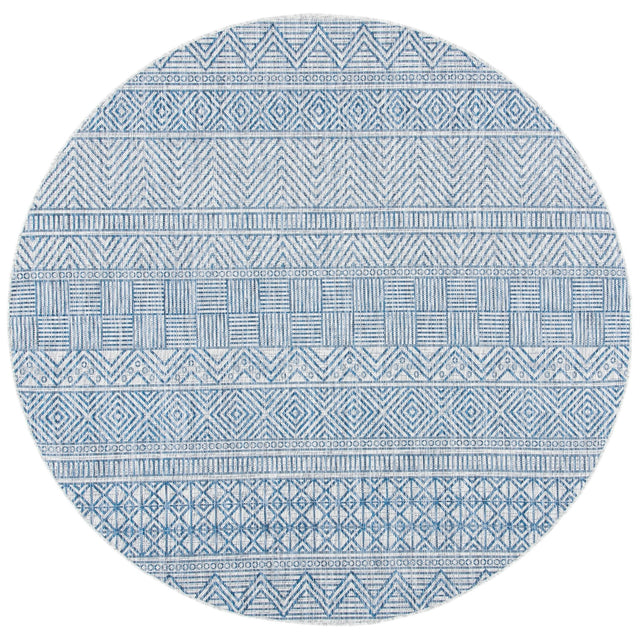 Safavieh Courtyard Cy8196 - 53412 Ivory/Navy Rugs - Safavieh - cy8196 - 53412 - 4r