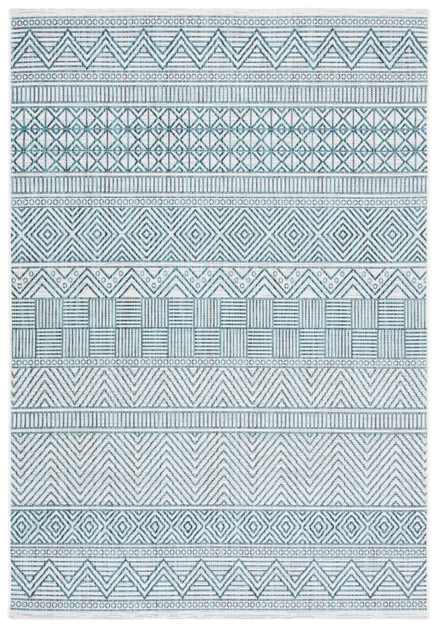 Safavieh Courtyard Cy8196 - 53512 Ivory/Turquoise Rugs - Safavieh - cy8196 - 53512 - 2