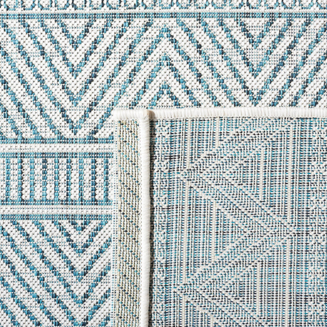 Safavieh Courtyard Cy8196 - 53512 Ivory/Turquoise Rugs - Safavieh - cy8196 - 53512 - 28