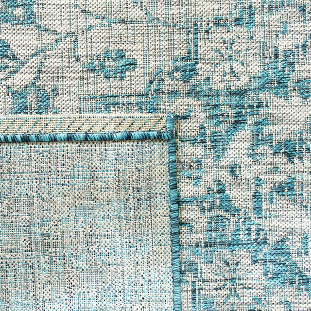 Safavieh Courtyard Cy8231 Grey/Blue Rug - Safavieh - cy8231 - 37212 - 7r