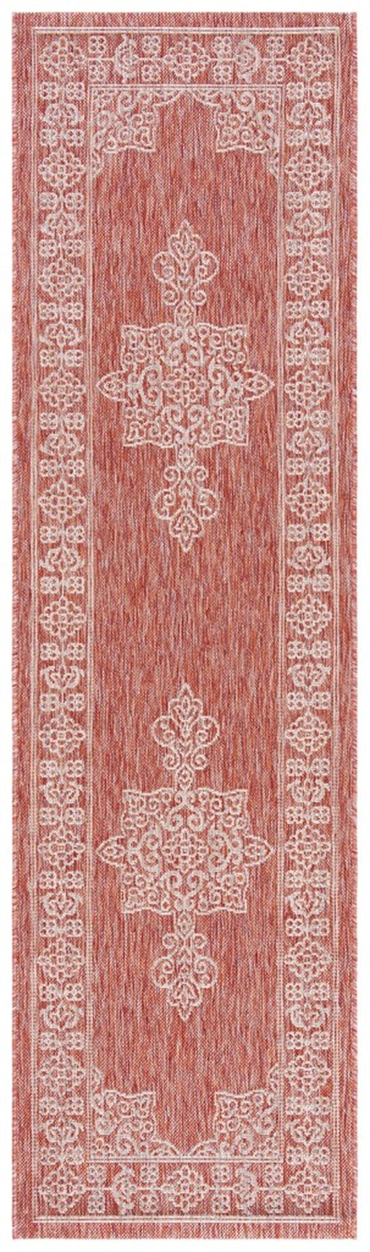 Safavieh Courtyard Cy8232 - 36521 Rust/Ivory Rugs - Safavieh - cy8232 - 36521 - 28