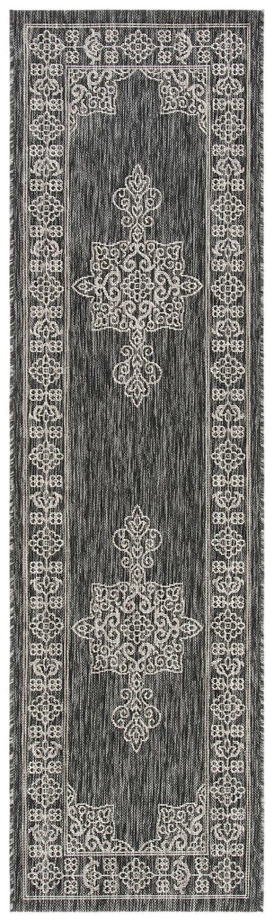 Safavieh Courtyard Cy8232 - 36621 Black/Ivory Rugs - Safavieh - cy8232 - 36621 - 28