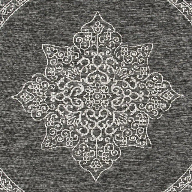 Safavieh Courtyard Cy8232 - 36621 Black/Ivory Rugs - Safavieh - cy8232 - 36621 - 7r
