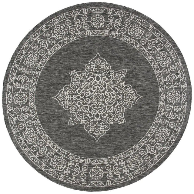 Safavieh Courtyard Cy8232 - 36621 Black/Ivory Rugs - Safavieh - cy8232 - 36621 - 7r