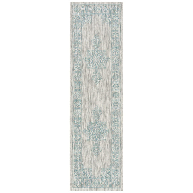Safavieh Courtyard Cy8232 - 37112 Grey/Aqua Rugs - Safavieh - cy8232 - 37112 - 2