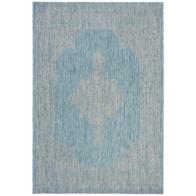 Safavieh Courtyard Cy8232 - 37121 Aqua/Grey Rugs - Safavieh - cy8232 - 37121 - 2