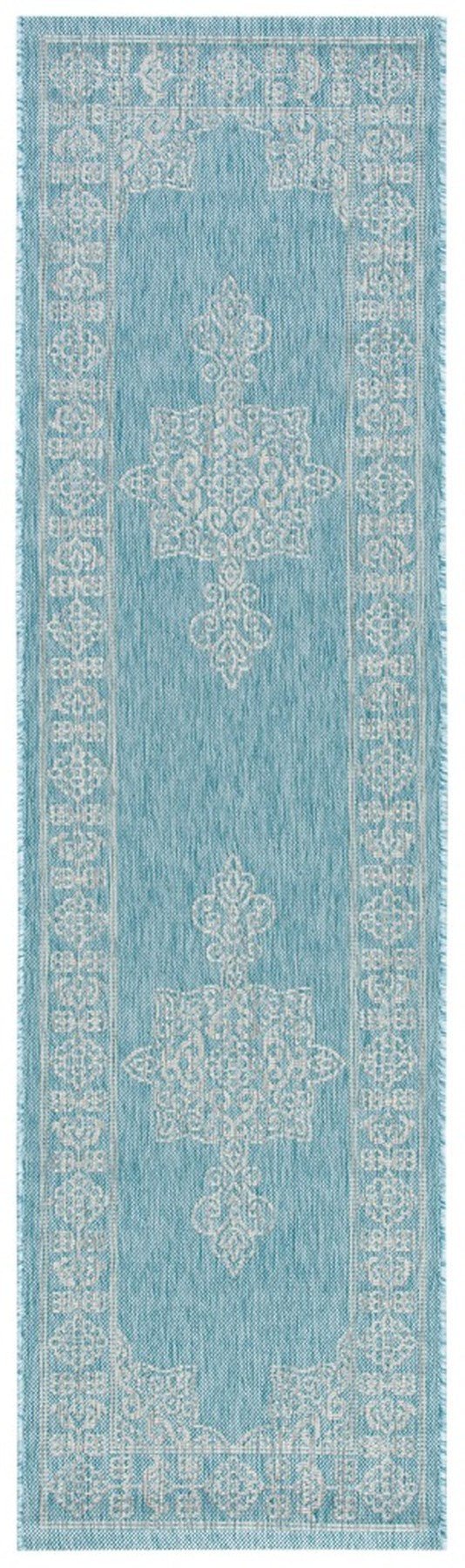 Safavieh Courtyard Cy8232 - 37121 Aqua/Grey Rugs - Safavieh - cy8232 - 37121 - 28