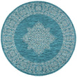 Safavieh Courtyard Cy8232 - 37221 Teal/Ivory Rugs - Safavieh - cy8232 - 37221 - 2