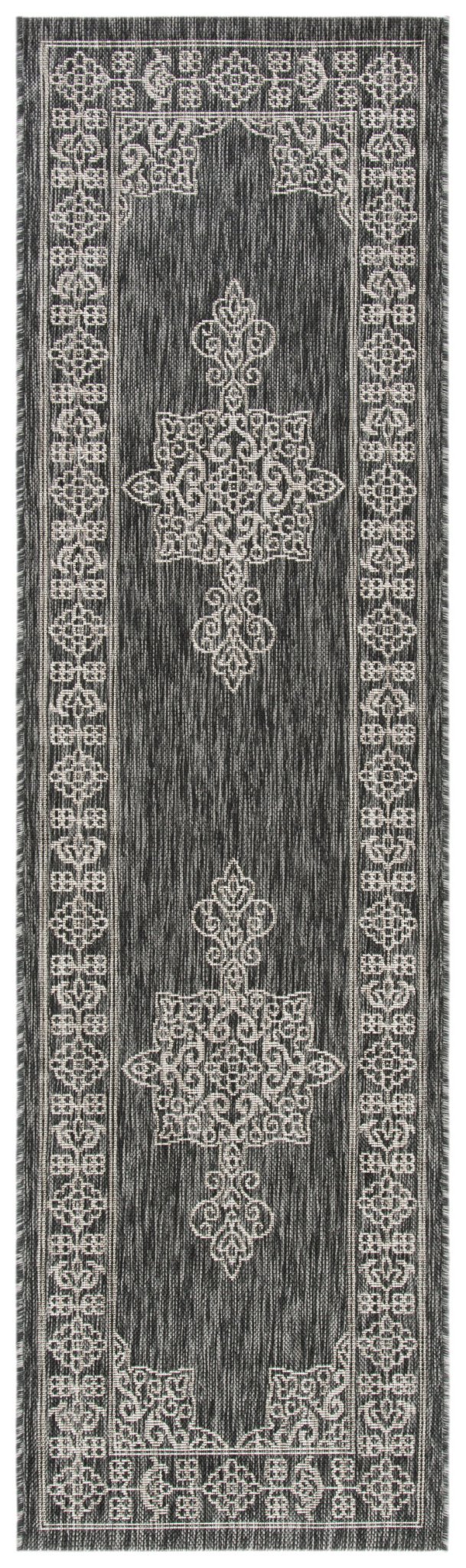 Safavieh Courtyard Cy8232 Black/Ivory Rug - Safavieh - cy8232 - 36621 - 27