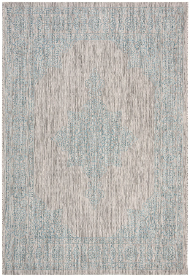 Safavieh Courtyard Cy8232 Grey/Aqua Rug - Safavieh - cy8232 - 37112 - 27