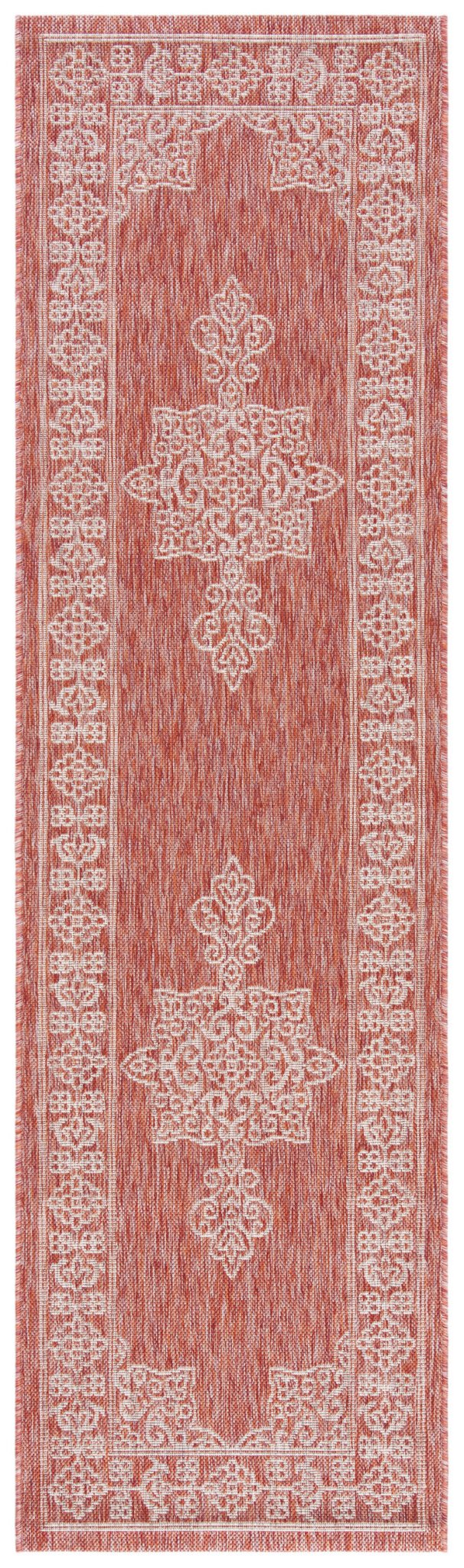 Safavieh Courtyard Cy8232 Rust/Ivory Rug - Safavieh - cy8232 - 36521 - 27