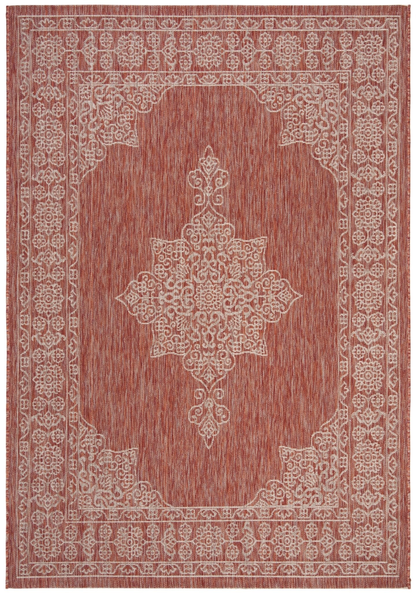 Safavieh Courtyard Cy8232 Rust/Ivory Rug - Safavieh - cy8232 - 36521 - 810