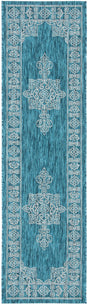 Safavieh Courtyard Cy8232 Teal/Ivory Rug - Safavieh - cy8232 - 37221 - 27