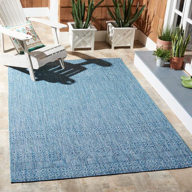 Safavieh Courtyard Cy8235 - 39412 Aqua/Navy Rugs - Safavieh - cy8235 - 39412 - 2