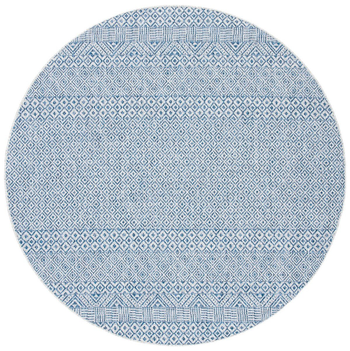 Safavieh Courtyard Cy8235 - 53412 Blue/Navy Rugs - Safavieh - cy8235 - 53412 - 4r