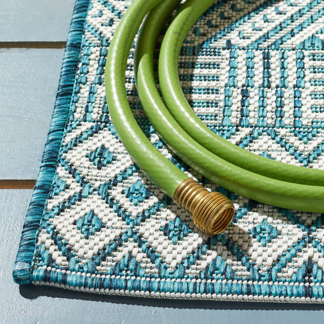 Safavieh Courtyard Cy8235 - 53512 Ivory/Aqua Rugs - Safavieh - cy8235 - 53512 - 28