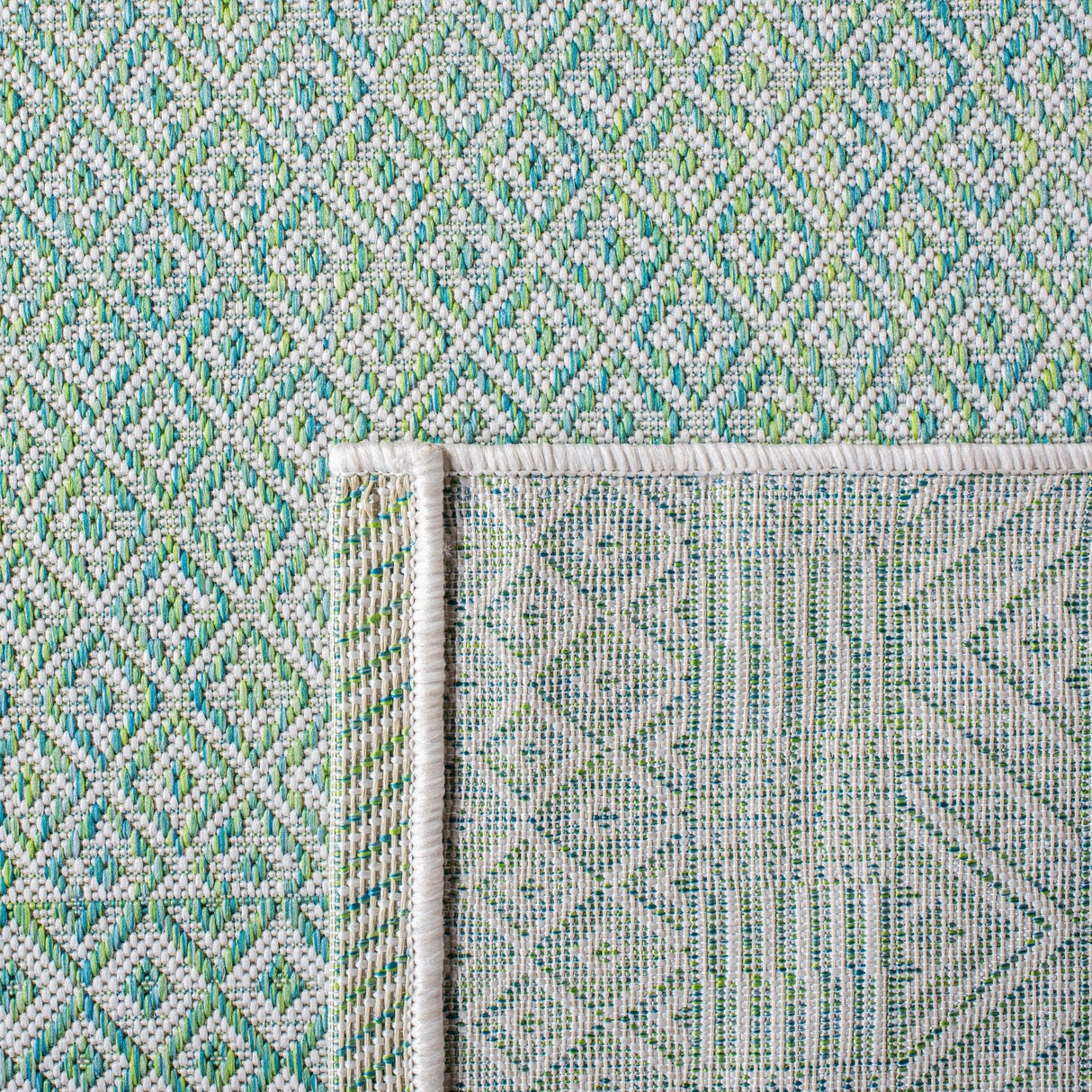 Safavieh Courtyard Cy8235 - 55712 Ivory/Green Rugs - Safavieh - cy8235 - 55712 - 7r