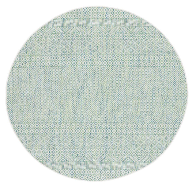Safavieh Courtyard Cy8235 - 55712 Ivory/Green Rugs - Safavieh - cy8235 - 55712 - 7r