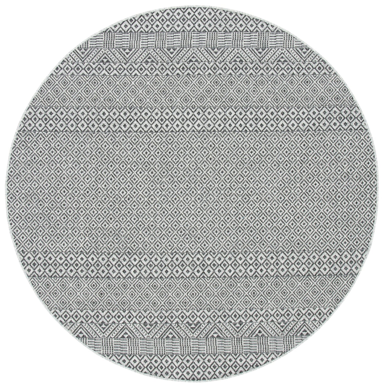 Safavieh Courtyard Cy8235 Grey/Black Rug - Safavieh - cy8235 - 37612 - 3