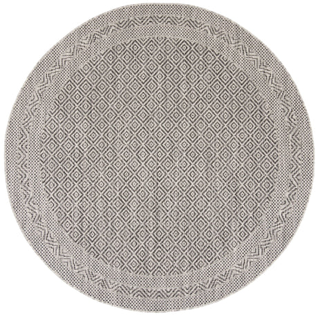 Safavieh Courtyard Cy8364 Grey/Black Rug - Safavieh - cy8364 - 37612 - 7r