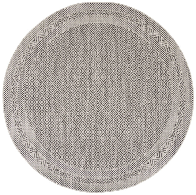 Safavieh Courtyard Cy8364 Grey/Black Rug - Safavieh - cy8364 - 37612 - 7r
