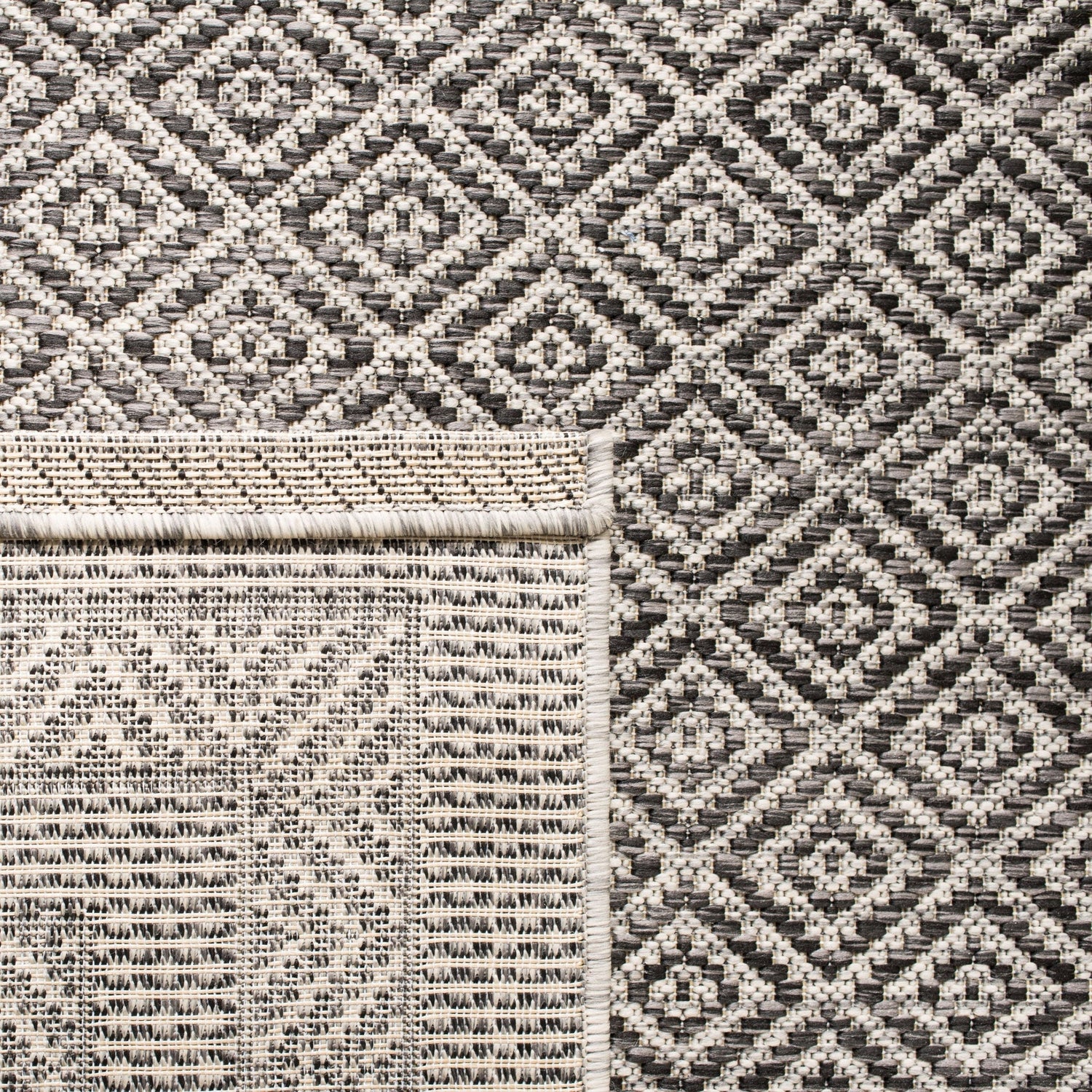 Safavieh Courtyard Cy8364 Grey/Black Rug - Safavieh - cy8364 - 37612 - 7r