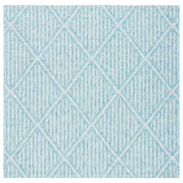 Safavieh Courtyard Cy8392 - 37121 Aqua/Grey Rugs - Safavieh - cy8392 - 37121 - 7sq