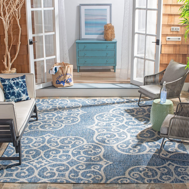 Safavieh Courtyard Cy8396 - 36821 Navy/Grey Rugs - Safavieh - cy8396 - 36821 - 4